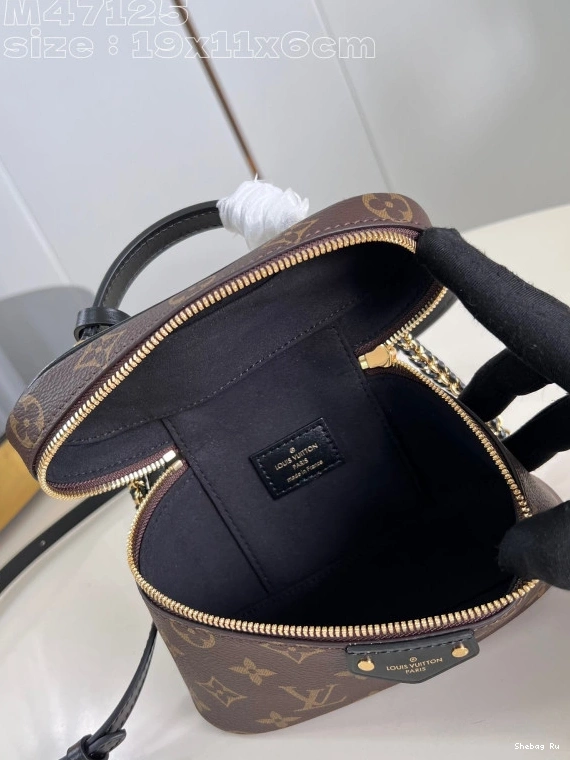 LOUIS 11.5 x CM x VUITTON 6.5 Pouch-19 Chain Vanity 0809